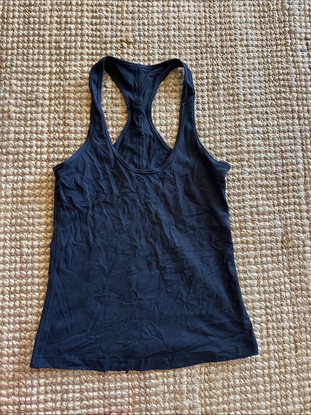 lululemon athletica Black Racerback Tank size 4